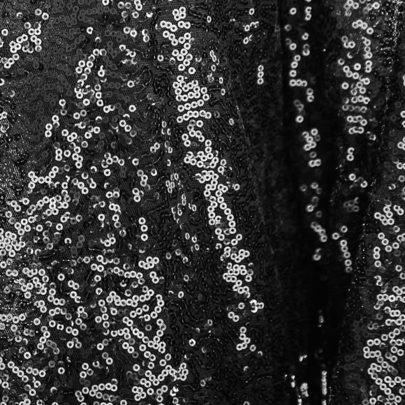 sequins women blazer open front casul wear office jacket bling - Picture 6 of 7